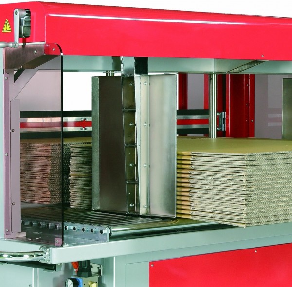 EP-702CCQ High Speed Umreifungsmaschine für Kartonagen | 3 - Seiten Ausrichter
