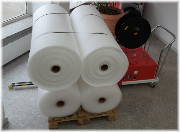 EP-502MVB Mobile Palettenumreifungsmaschine mit Akku