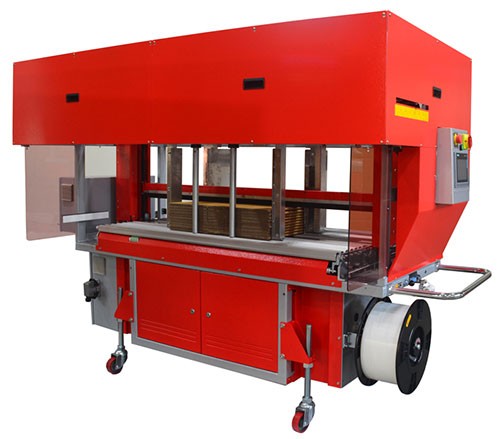 EP-702CQ3 Hochgeschwindigkeits Kartonagenumreifer mit integriertem Ausrichtsystem